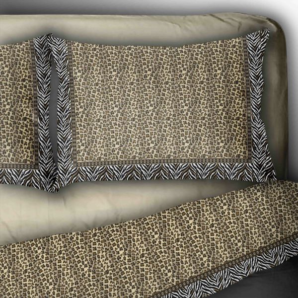 Completo Letto Leopardo Zebra Wild